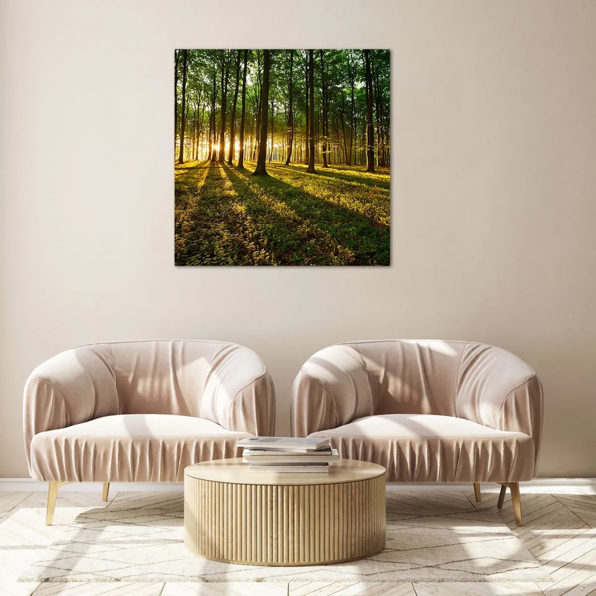 Impression sur verre - Image sur verre - Toutes les photographies de printemps - 70x70 cm