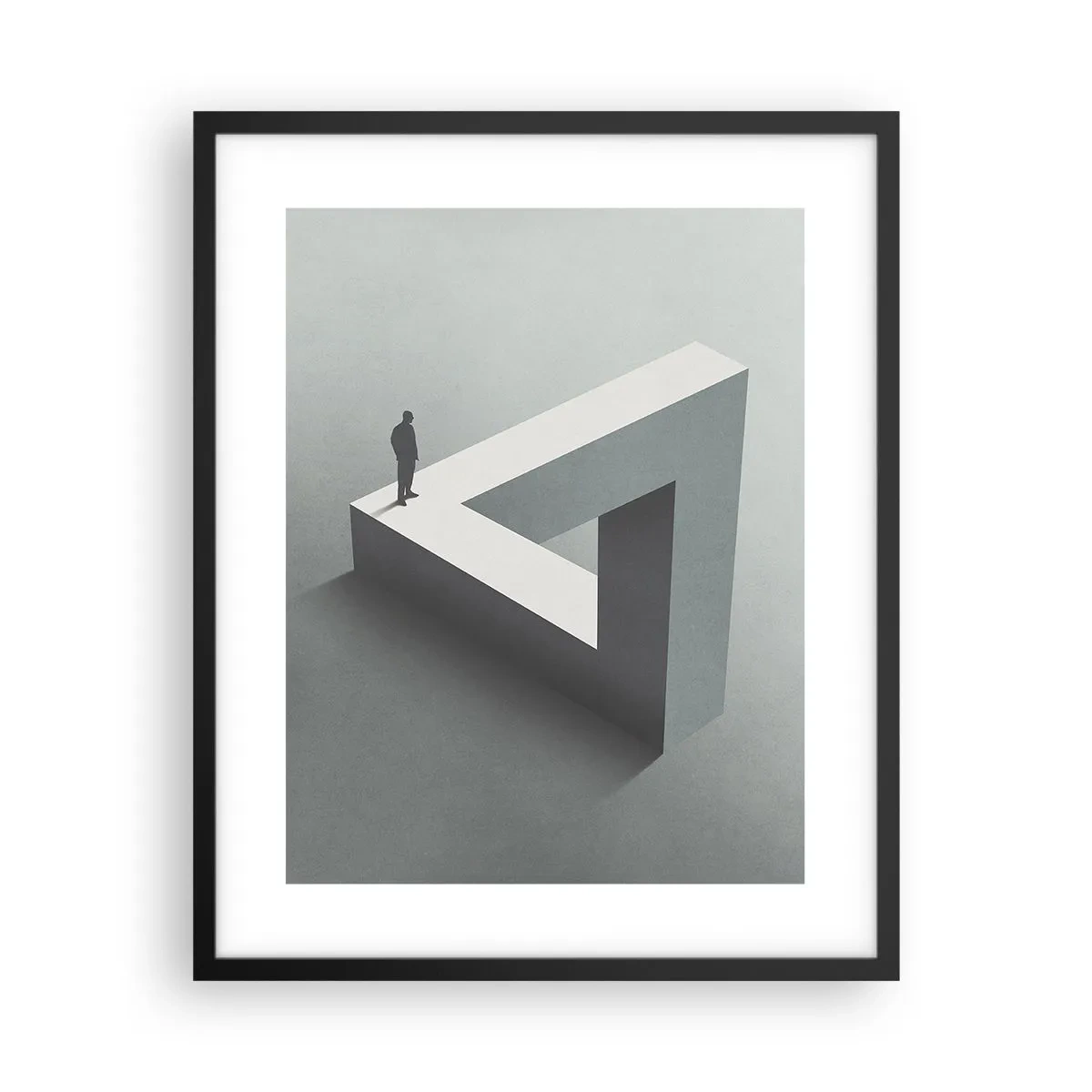 Affiche dans un cadre noir - Poster - Mais c'est possible - 40x50 cm