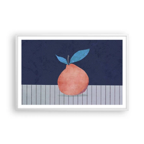 Affiche dans un cadre blanc - Poster - Convexité et plan - 91x61 cm