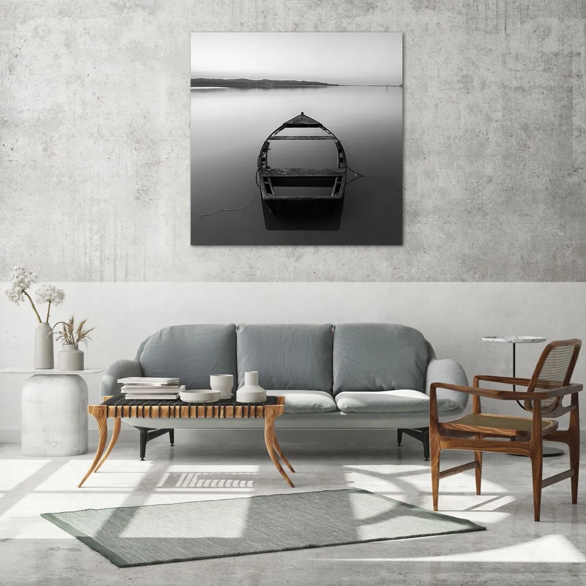 Impression sur verre - Image sur verre - Nostalgie et mélancolie - 60x60 cm