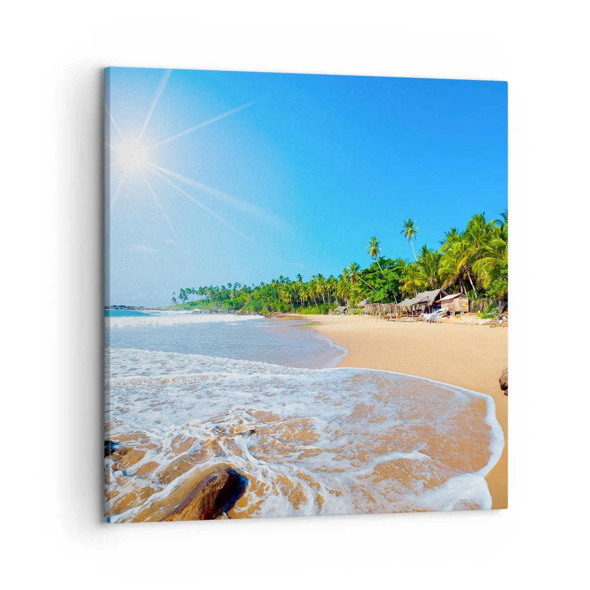 Impression sur toile - Image sur toile - Un endroit exotique pour vous - 50x50 cm