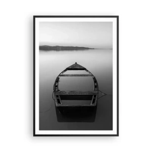 Affiche dans un cadre noir - Poster - Nostalgie et mélancolie - 70x100 cm