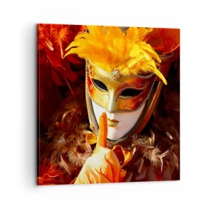 Impression sur toile - Image sur toile - Le secret est une partie du jeu - 60x60 cm