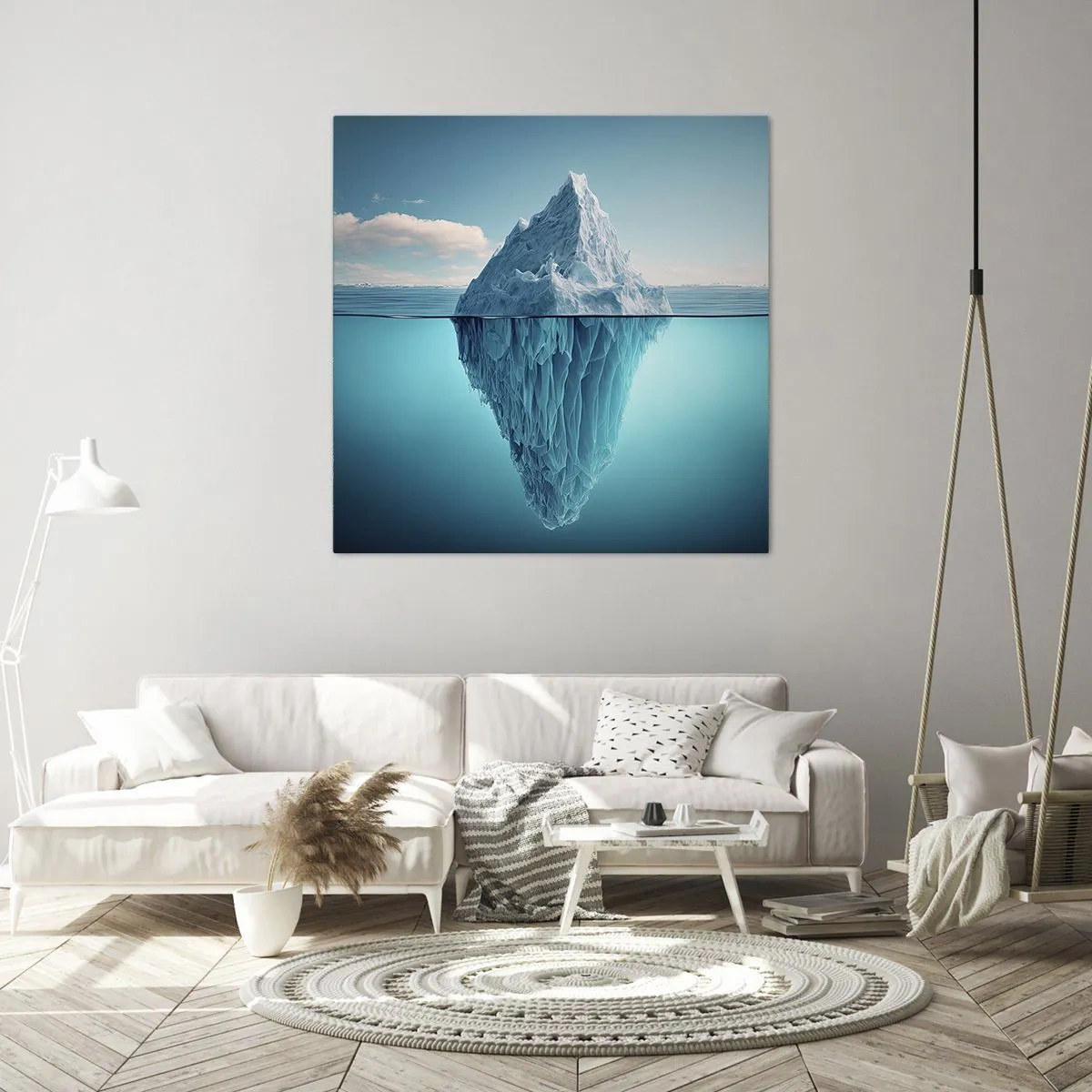 Impression sur toile - Image sur toile - Reine de Glace - 70x70 cm