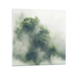 Impression sur verre - Image sur verre - Enveloppé de brouillard - 40x40 cm