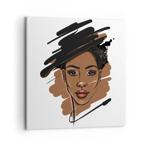 Impression sur toile - Image sur toile - Doux comme le chocolat - 60x60 cm