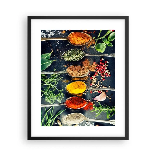 Affiche dans un cadre noir - Poster - Magie culinaire - 40x50 cm