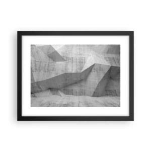 Affiche dans un cadre noir - Poster - Un vrai challenge - 40x30 cm