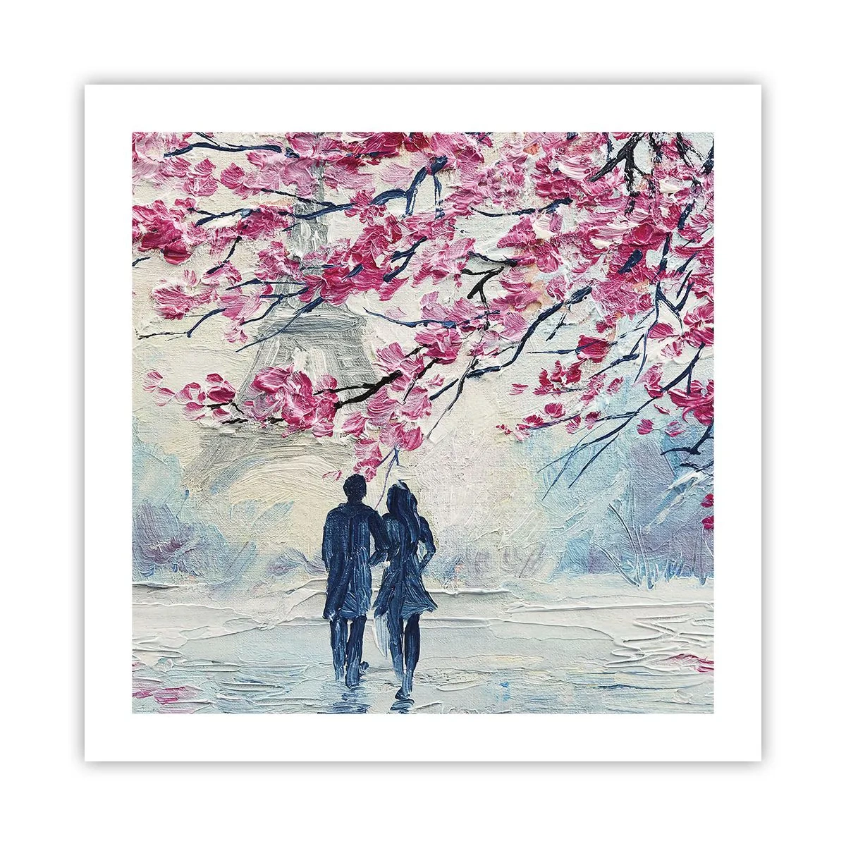 Affiche - Poster - Ballade romantique - 50x50 cm