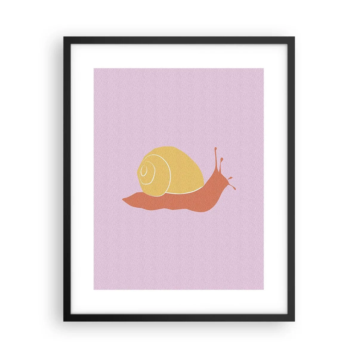 Affiche dans un cadre noir - Poster - Il n'y a pas d'urgence - 40x50 cm