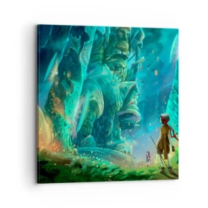 Impression sur toile - Image sur toile - Du grand livre des contes de fées - 70x70 cm