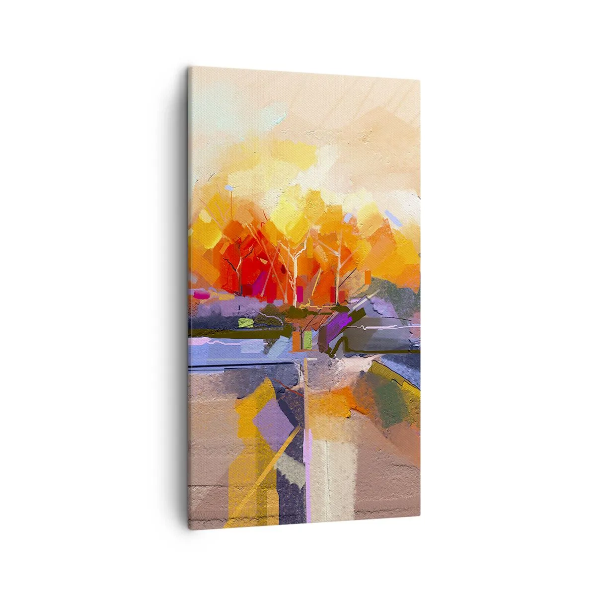 Impression sur toile - Image sur toile - L'automne est arrivé - 45x80 cm