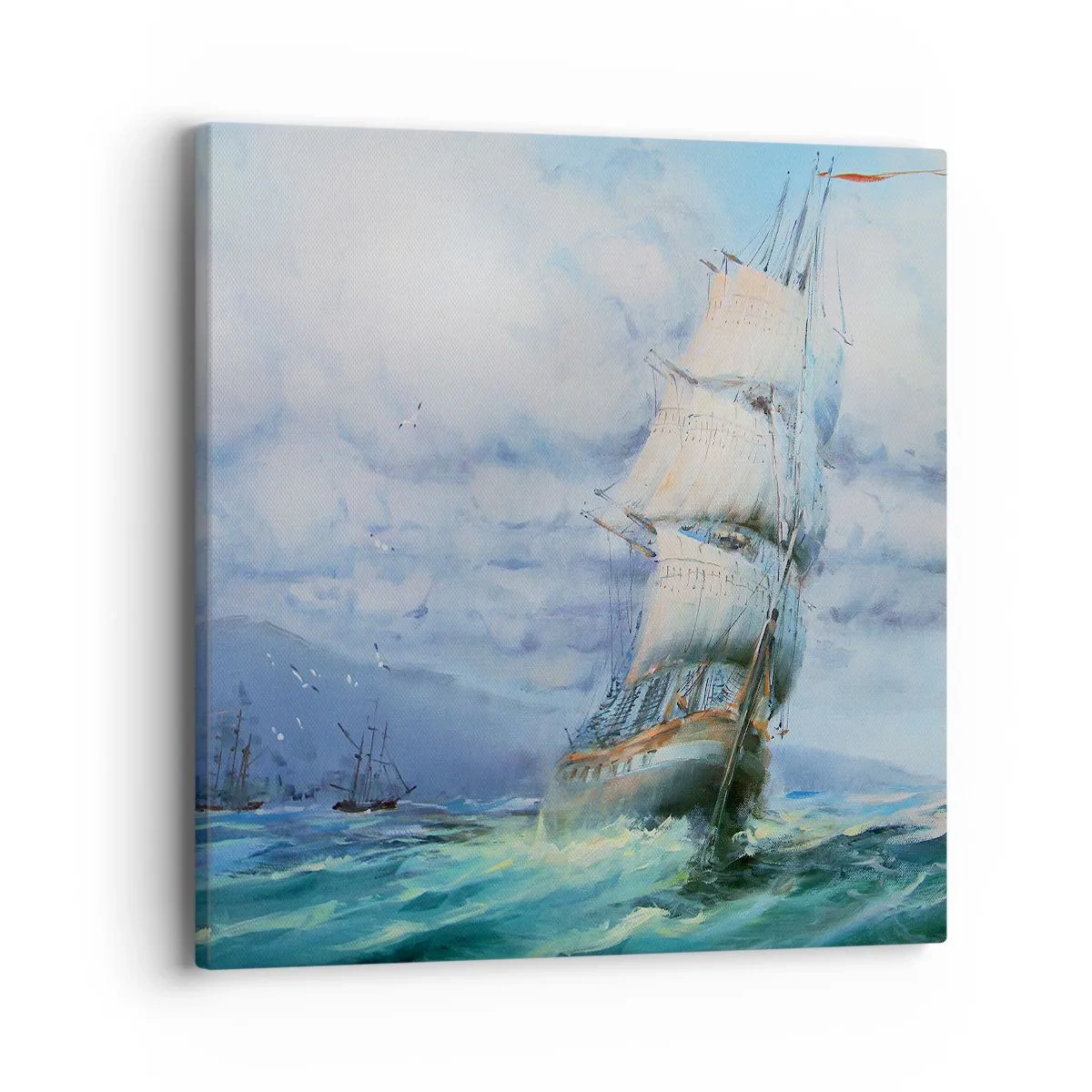 Impression sur toile - Image sur toile - Vents favorables - 40x40 cm