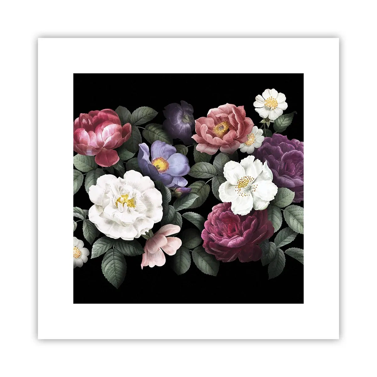 Affiche - Poster - D'un jardin anglais - 30x30 cm