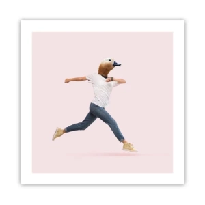 Affiche - Poster - Une pincée d'absurdité - 50x50 cm