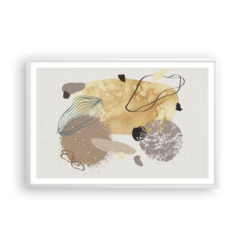 Affiche dans un cadre blanc - Poster - Plumcologie appliquée - 91x61 cm