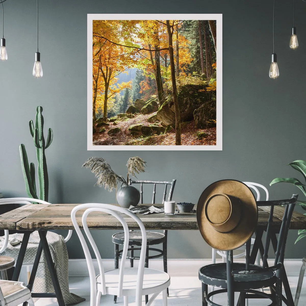 Affiche - Poster - Il est temps de se détendre - 60x60 cm