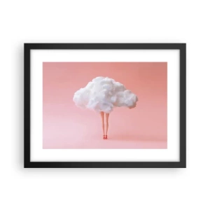 Affiche dans un cadre noir - Poster - Douce promesse - 40x30 cm