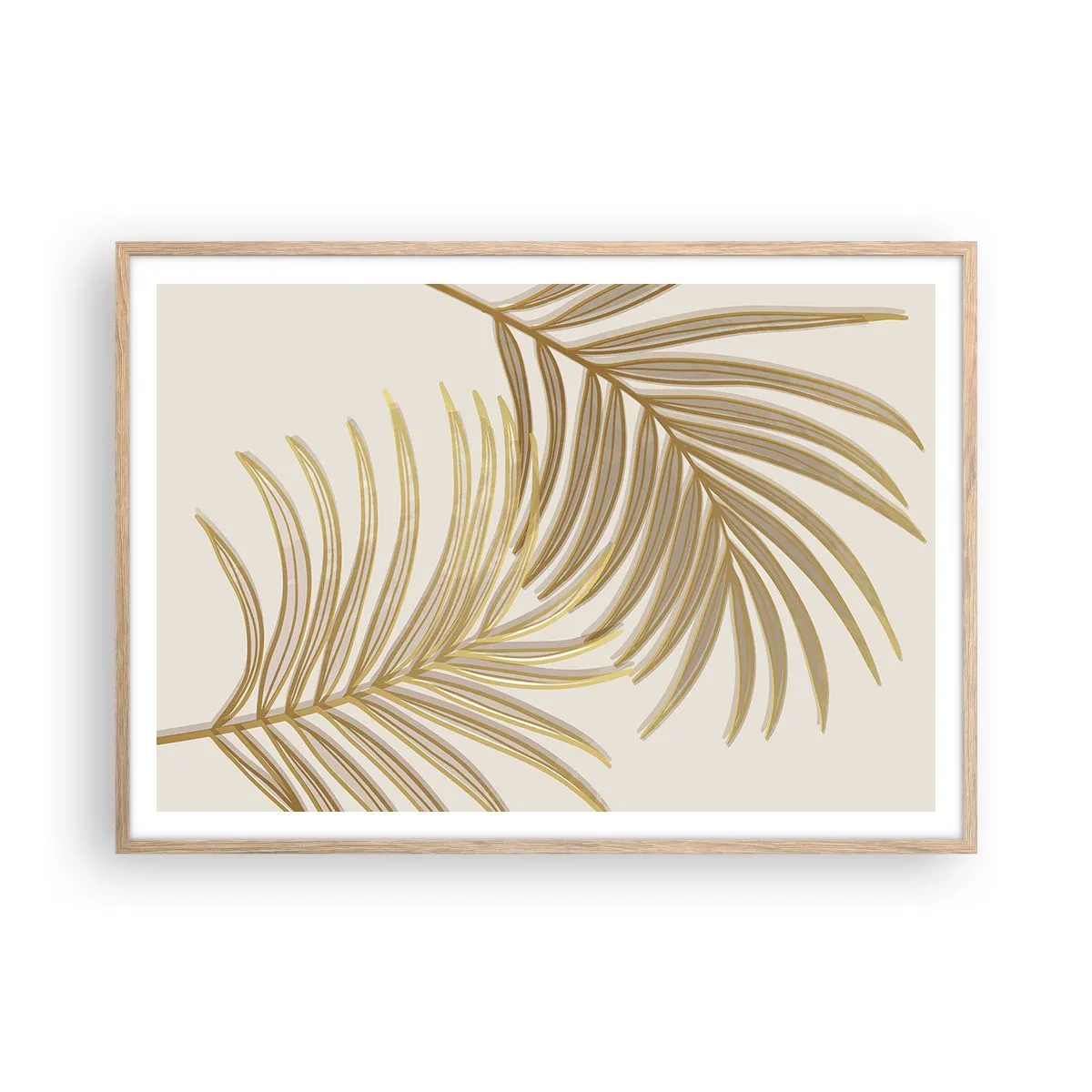 Affiche dans un chêne clair - Poster - Palme d'or! - 100x70 cm