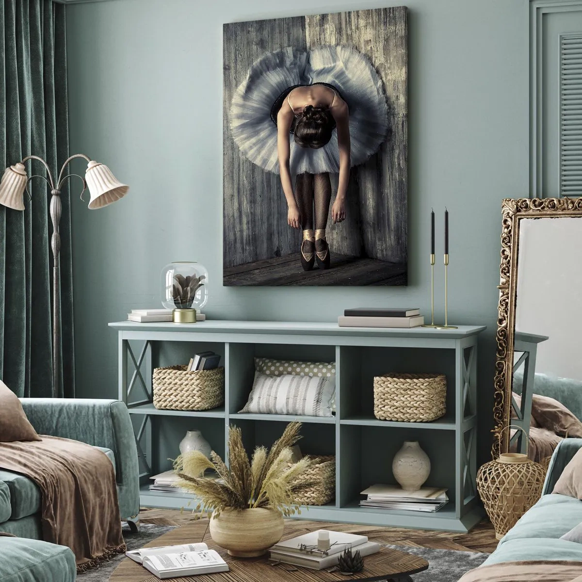 Impression sur toile - Image sur toile - Quand la musique s'arrête - 80x120 cm