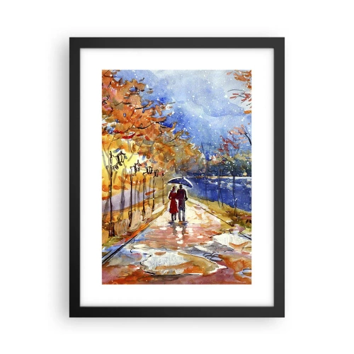 Affiche dans un cadre noir - Poster - Ensemble jusqu'au bout du temps - 30x40 cm