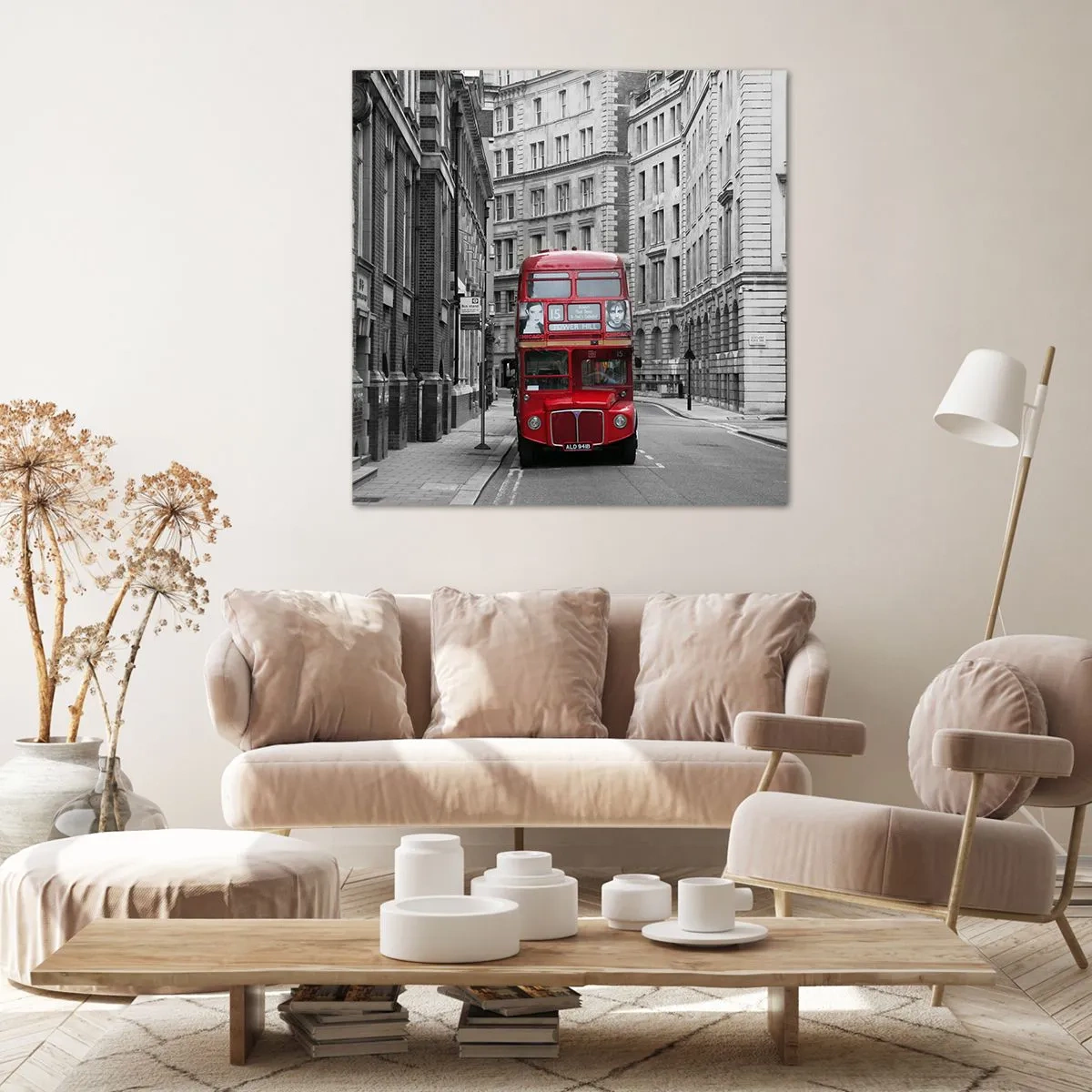 Impression sur toile - Image sur toile - La vie de tous les jours ne doit pas être grise - 50x50 cm