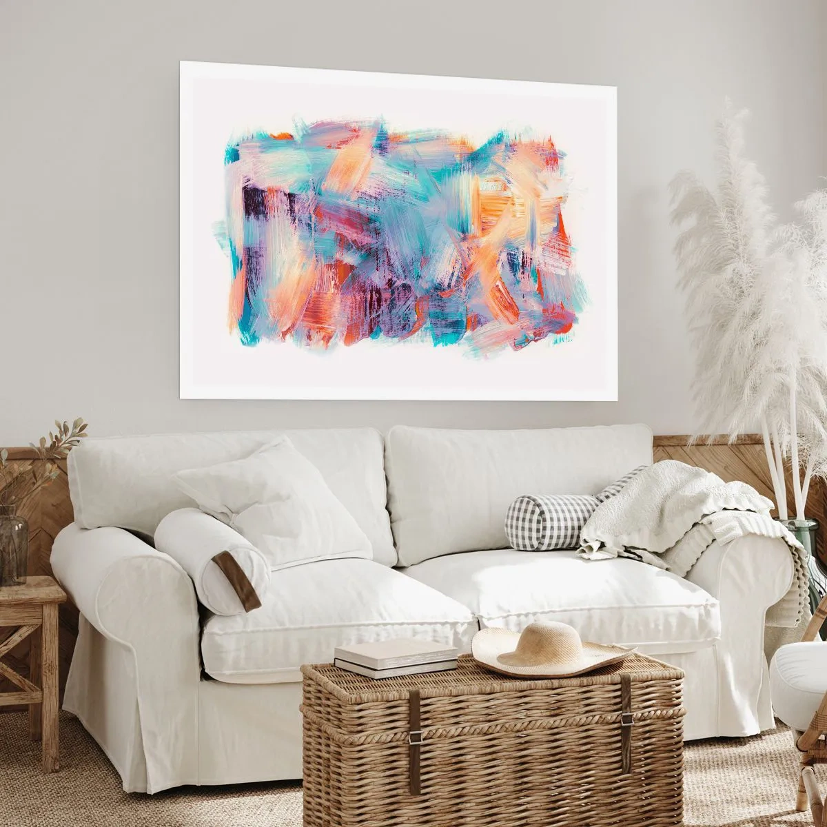 Affiche - Poster - Un désordre coloré - 70x50 cm