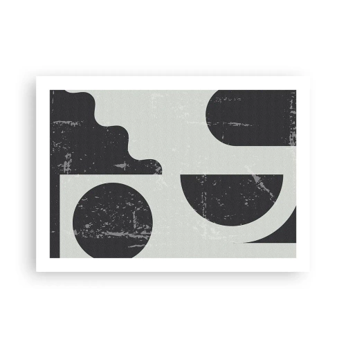 Affiche - Poster - Composition dessus et dessous - 70x50 cm