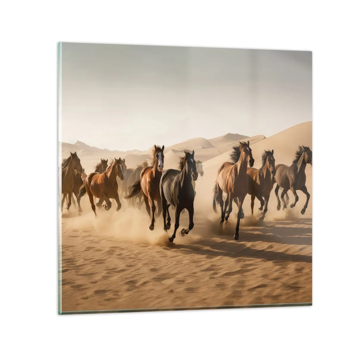 Impression sur verre - Image sur verre - Libre comme le vent - 30x30 cm