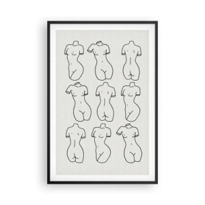 Affiche dans un cadre noir - Poster - Seulement Vénus - 61x91 cm