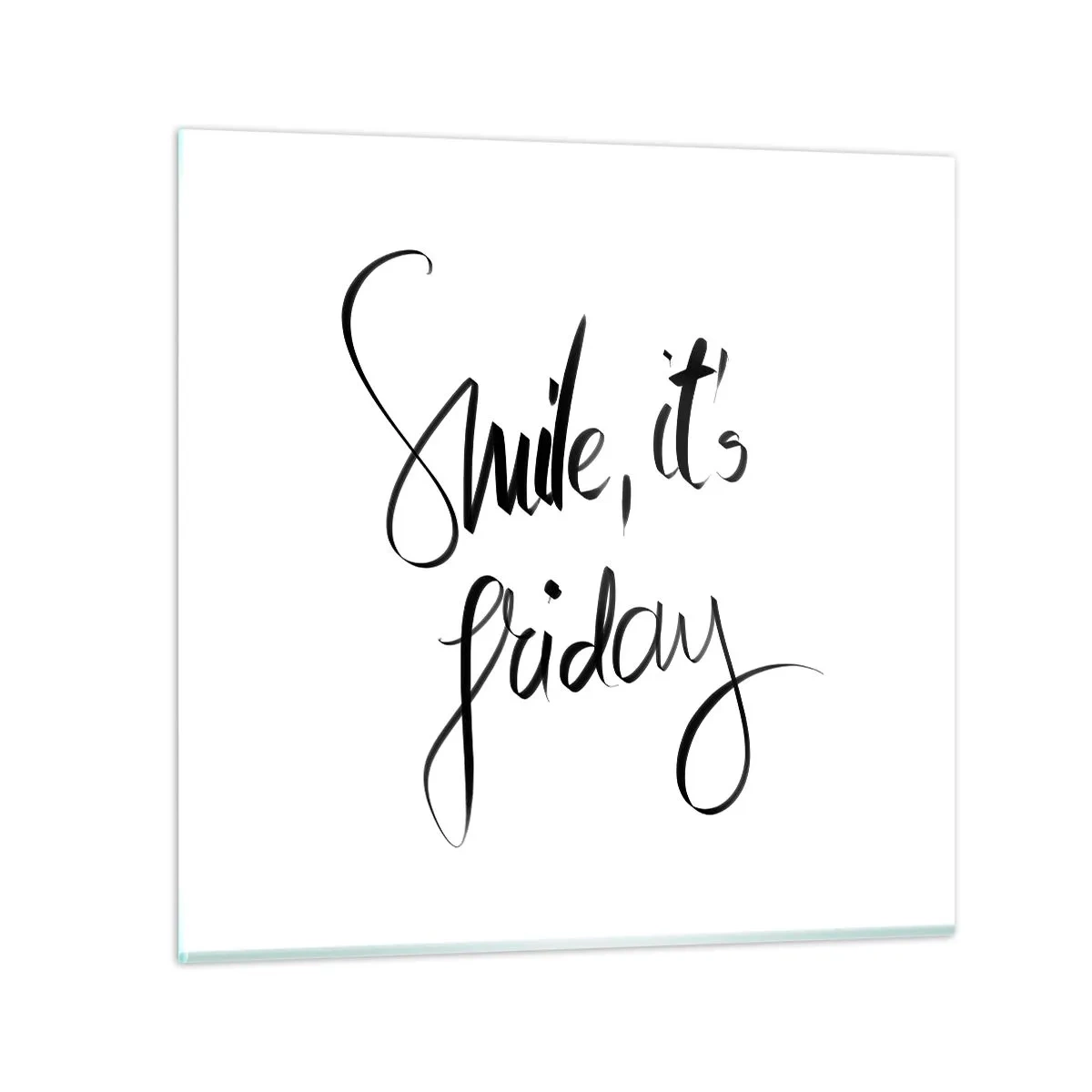 Impression sur verre - Image sur verre - Joie réelle - 60x60 cm