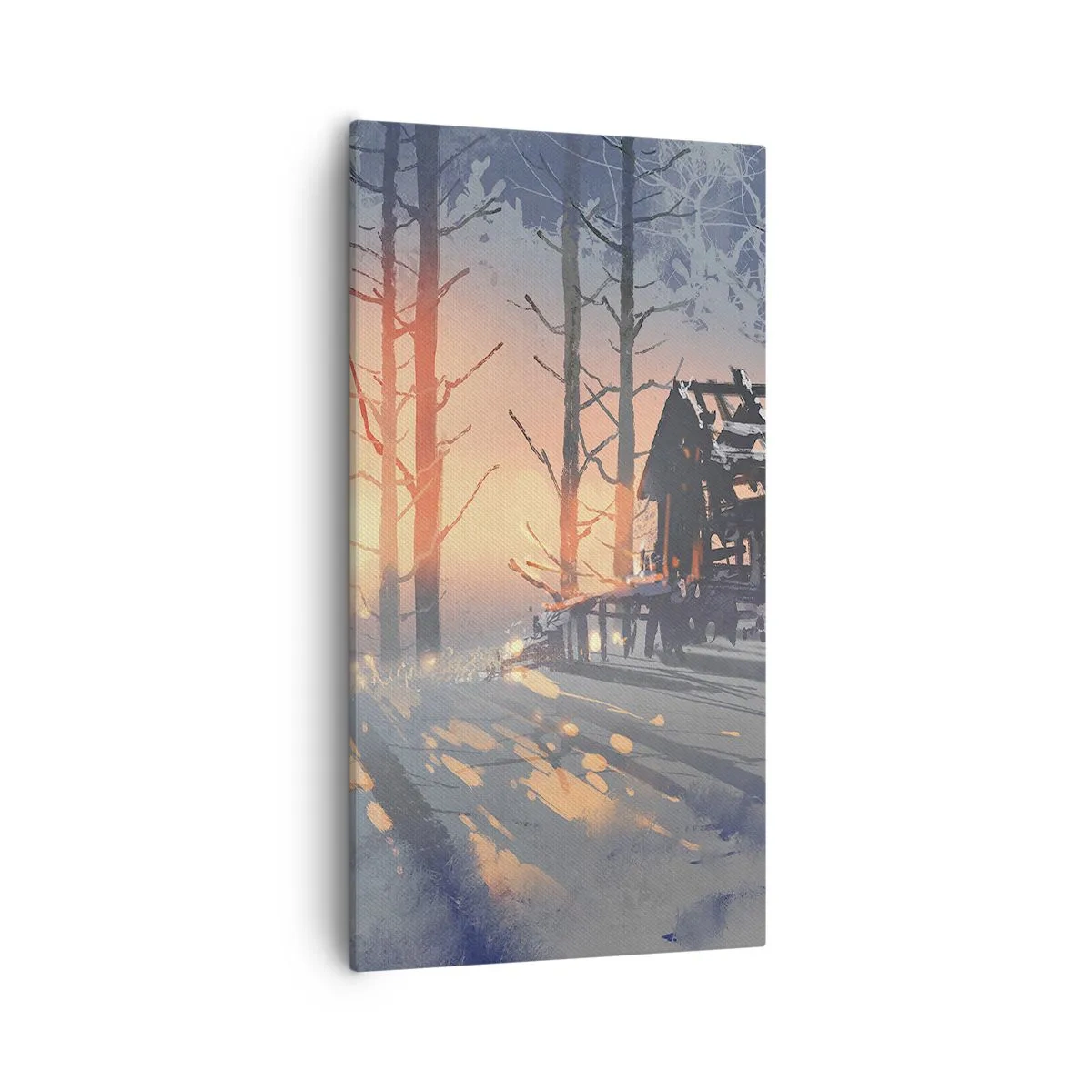 Impression sur toile - Image sur toile - Seul le soleil regarde ici - 55x100 cm