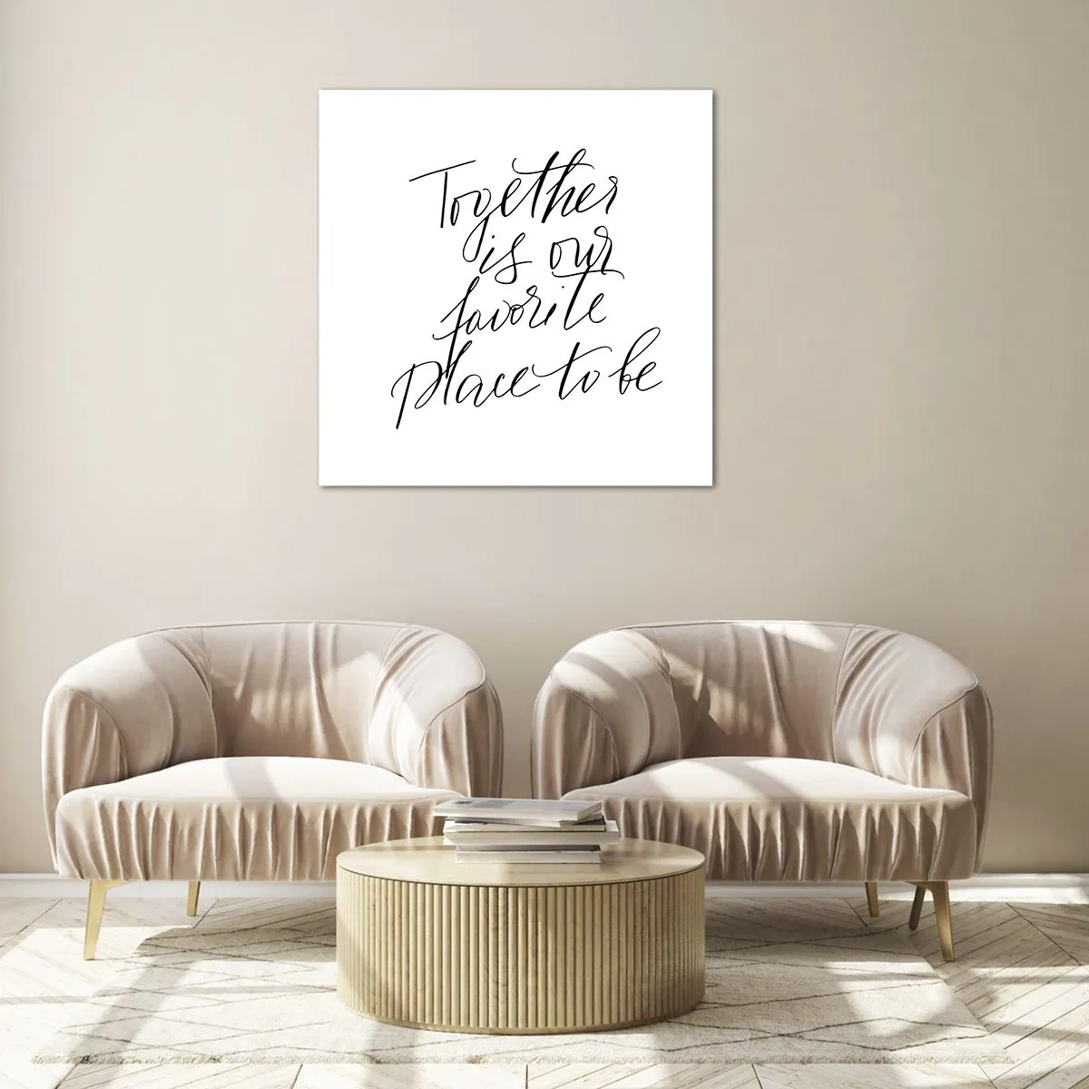 Impression sur verre - Image sur verre - Vous aussi vous le sentez? - 60x60 cm