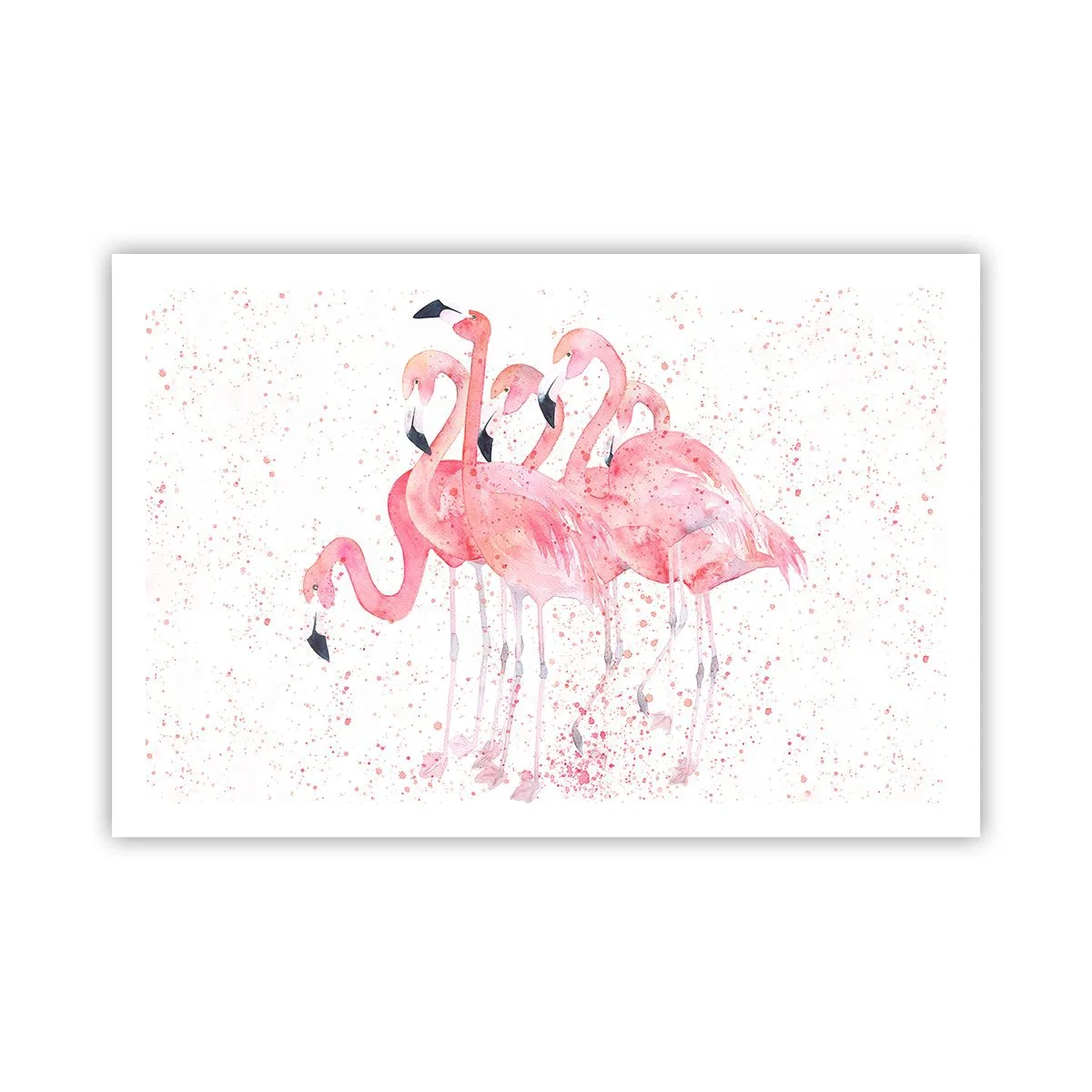 Affiche - Poster - Ensemble rose - 91x61 cm