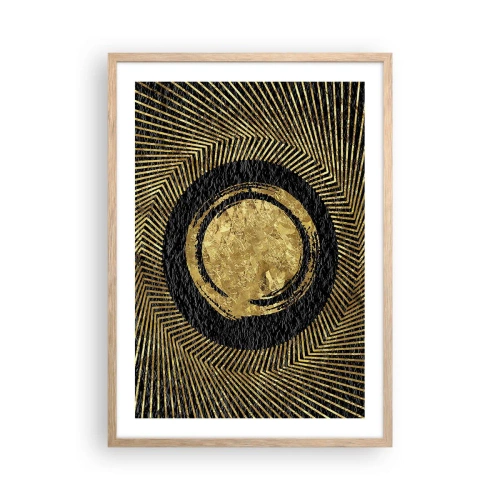 Affiche dans un chêne clair - Poster - Composition glamour - 50x70 cm