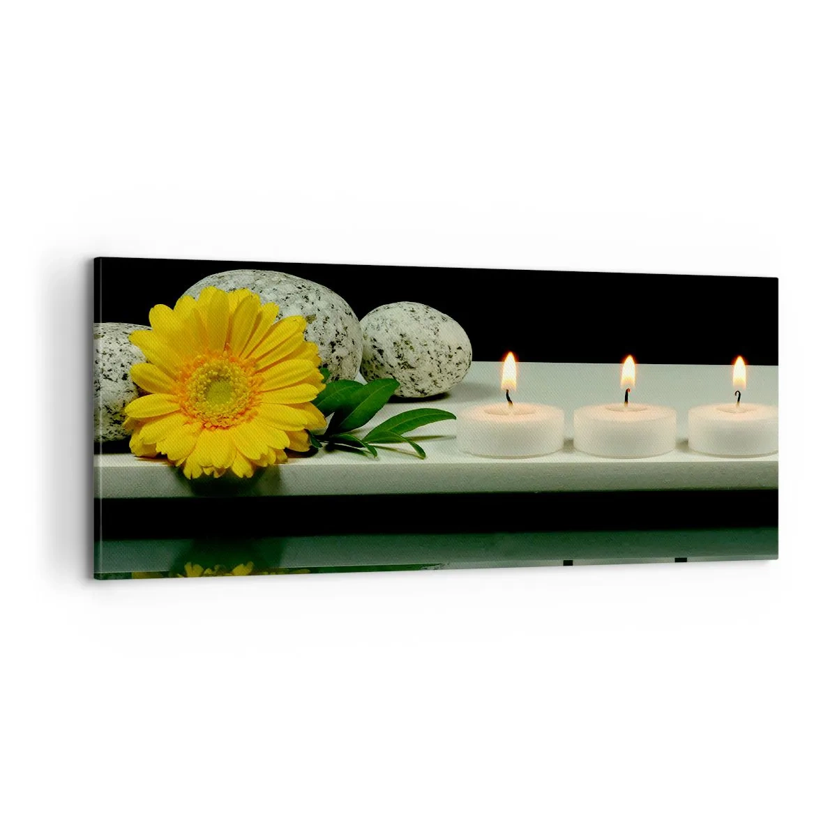 Impression sur toile - Image sur toile - Apaisement des sens - 100x40 cm