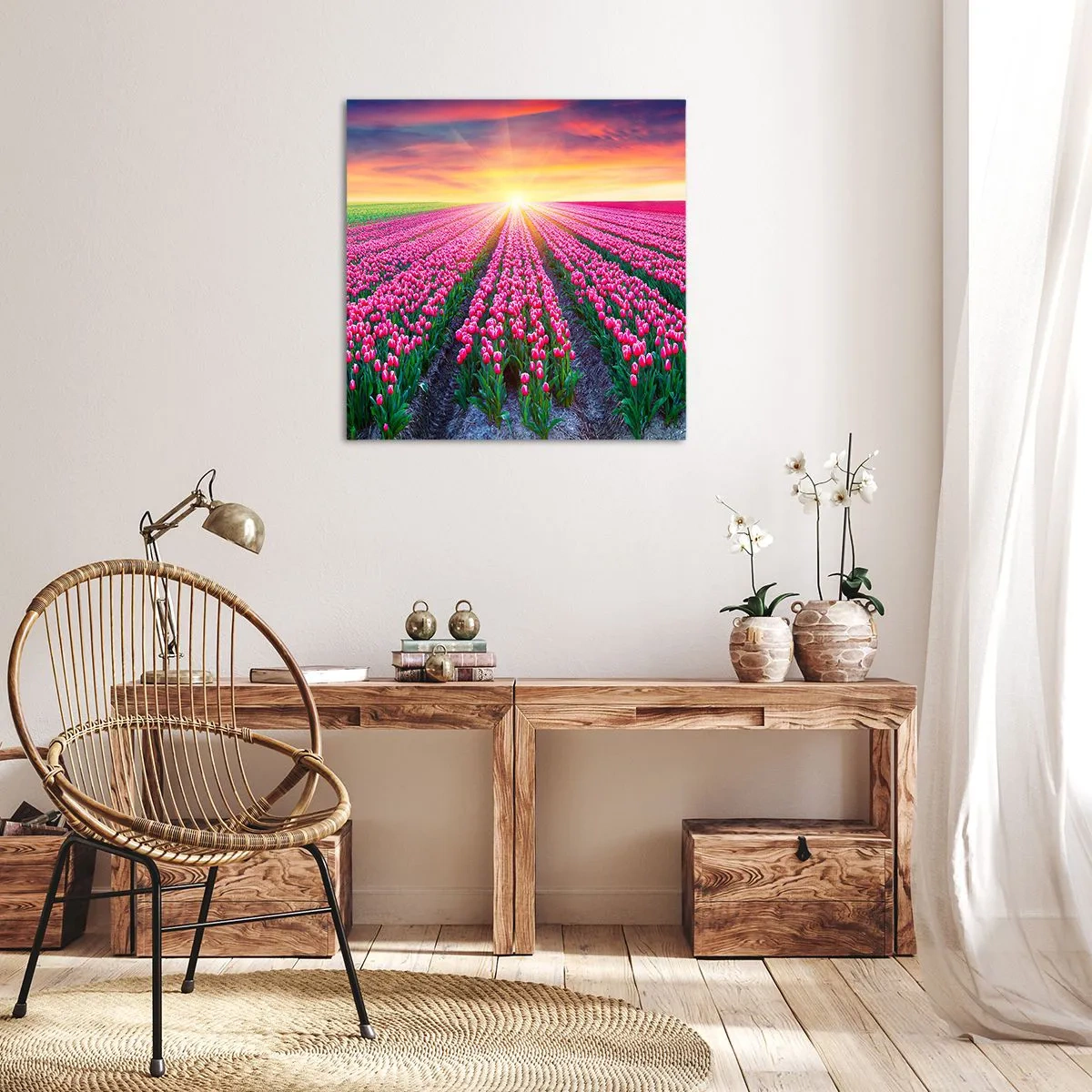 Impression sur toile - Image sur toile - Ferme de la beauté - 30x30 cm