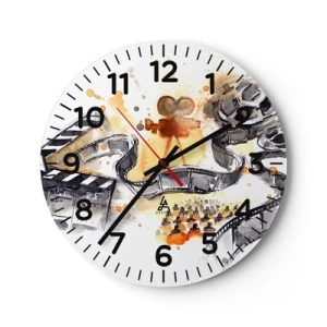 Horloge murale - Pendule murale - Au pays des rêves - 30x30 cm