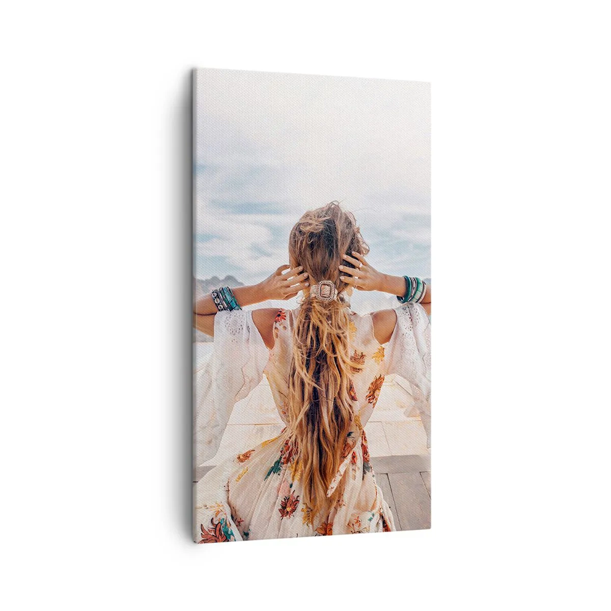 Impression sur toile - Image sur toile - En route vers le bonheur - 45x80 cm