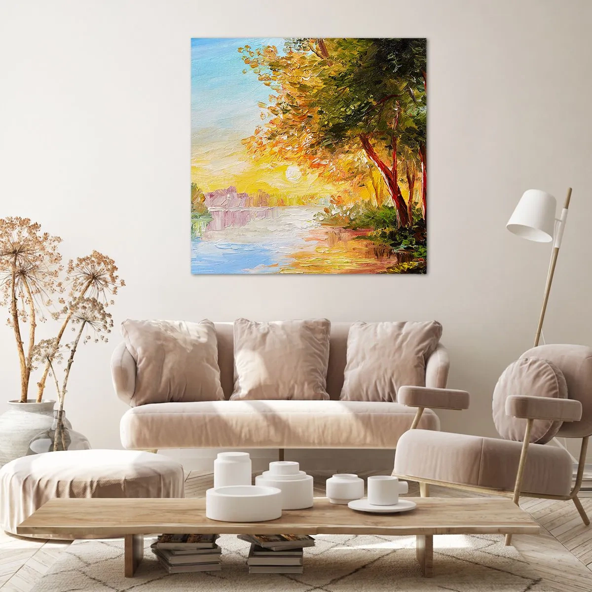 Impression sur toile - Image sur toile - Et in Arcadia ego - 30x30 cm
