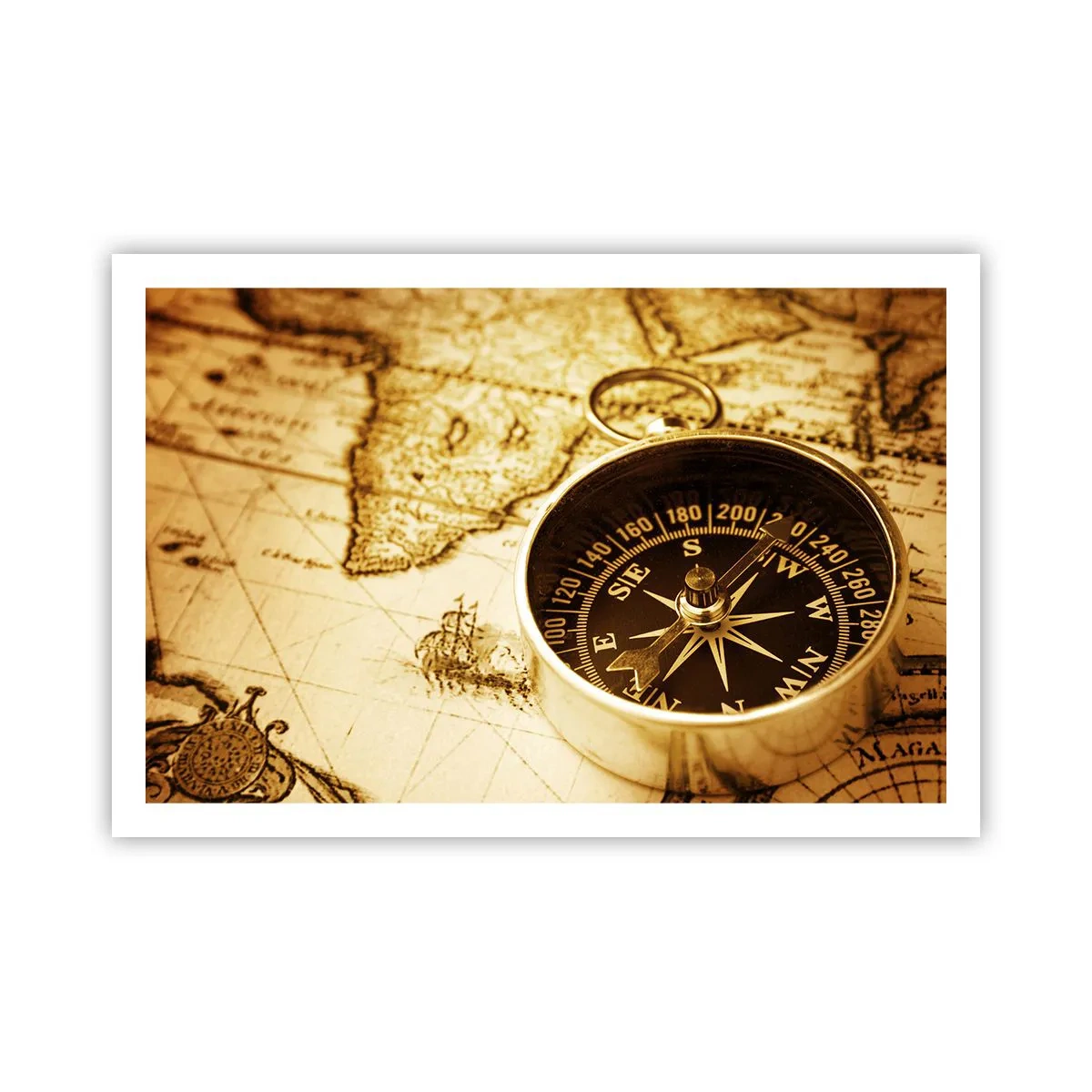 Affiche - Poster - Est ou ouest? - 91x61 cm