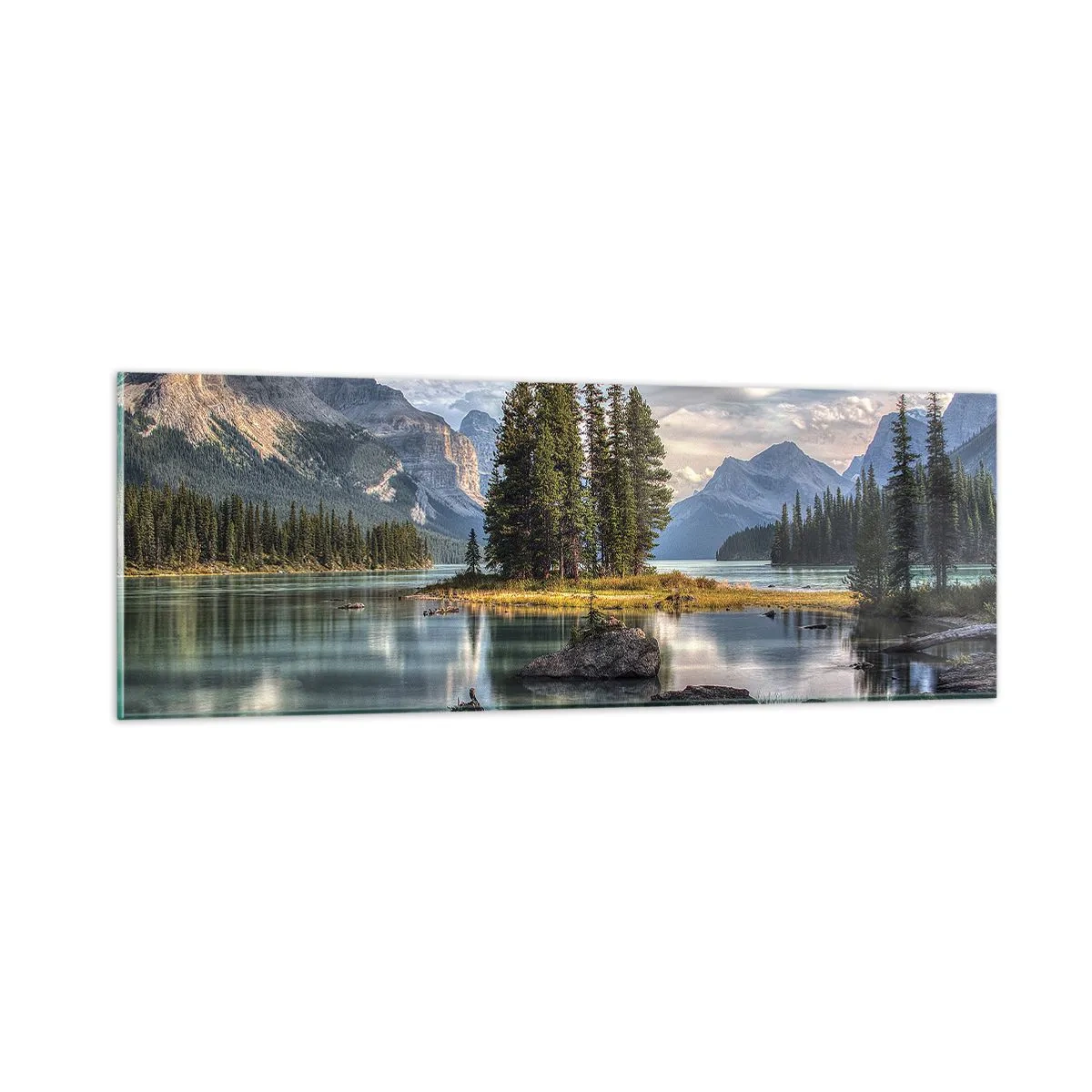 Impression sur verre - Image sur verre - Sous les grandes eaux claires - 90x30 cm