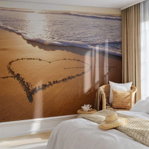 Papier Peint Photo Premium Canvas - Confession de vacances - Paysage, Plage, Mer - 350x256 cm