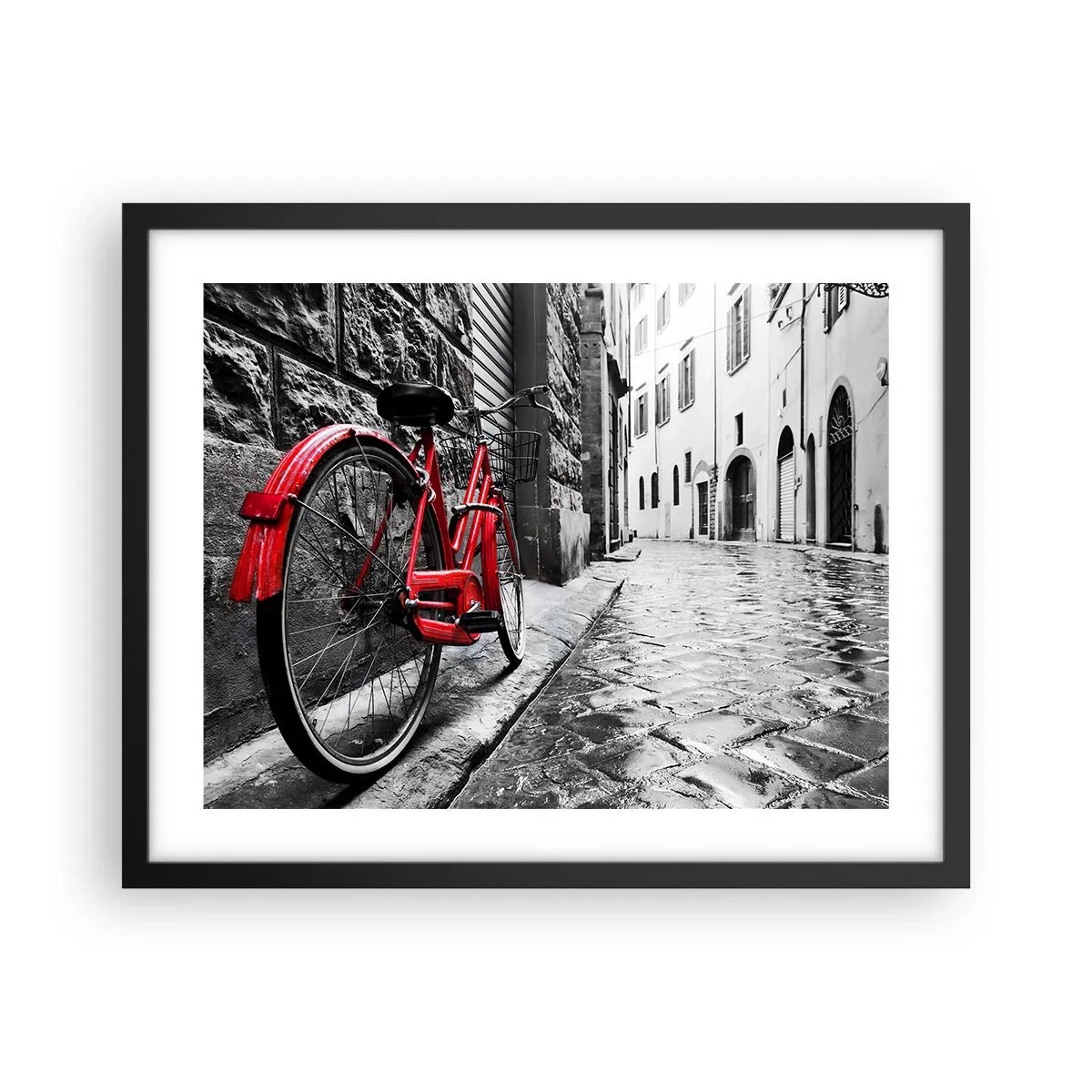 Affiche dans un cadre noir - Poster - La vraie beauté ne vieillit pas - 50x40 cm