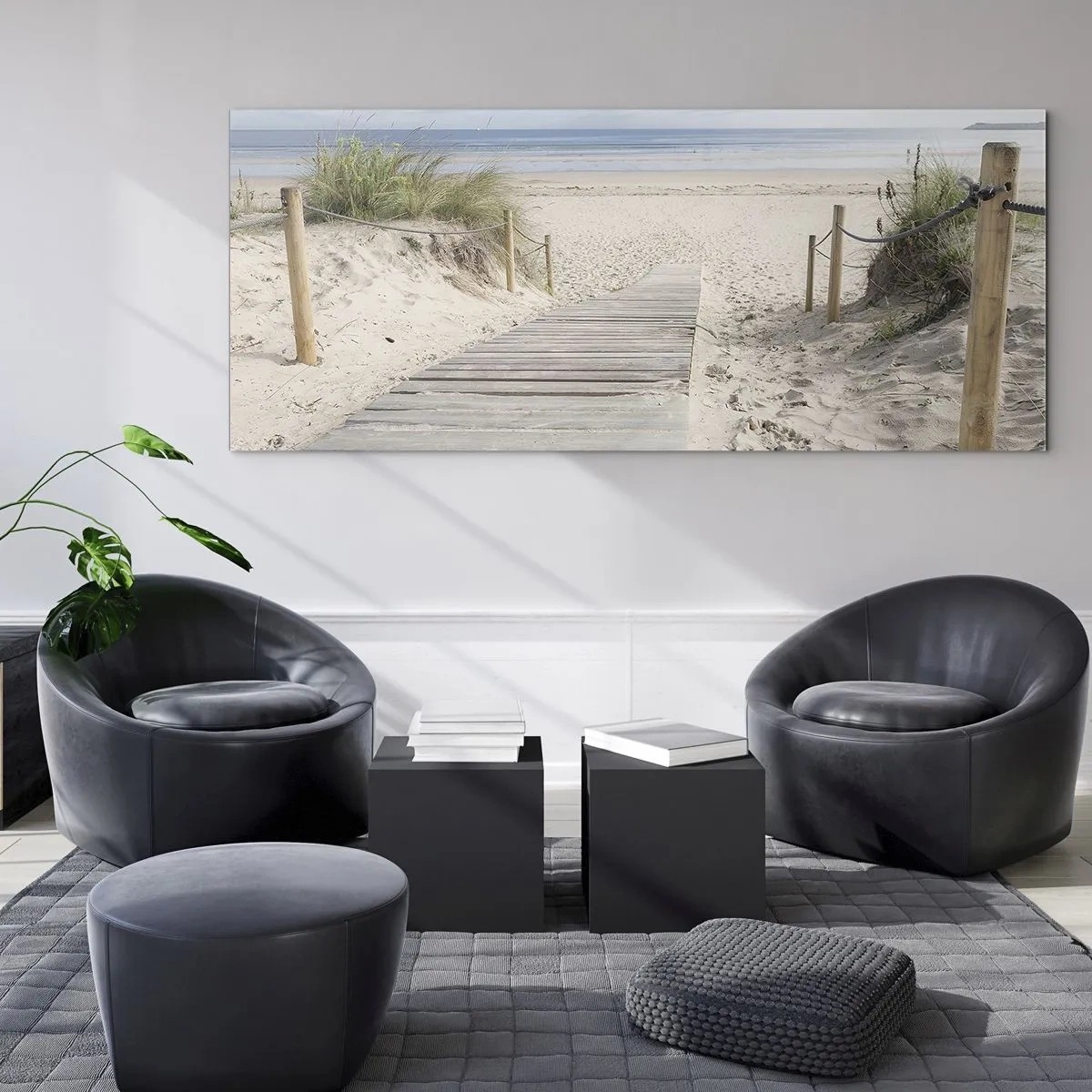 Impression sur verre - Image sur verre - A l'horizon - 90x30 cm