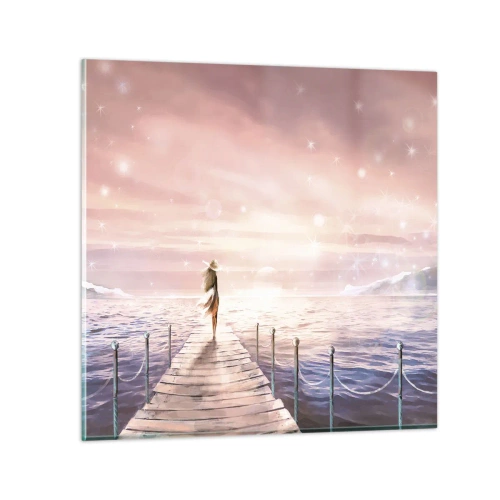 Impression sur verre - Image sur verre - A la lumière d'un rêve - 70x70 cm