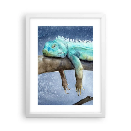 Affiche dans un cadre blanc - Poster - Tout va bien! - 30x40 cm