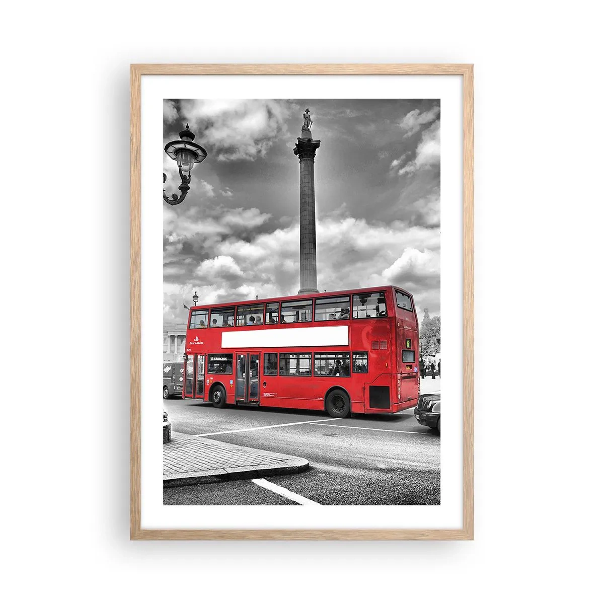 Affiche dans un chêne clair - Poster - La vraie circulation sanguine de la ville - 50x70 cm