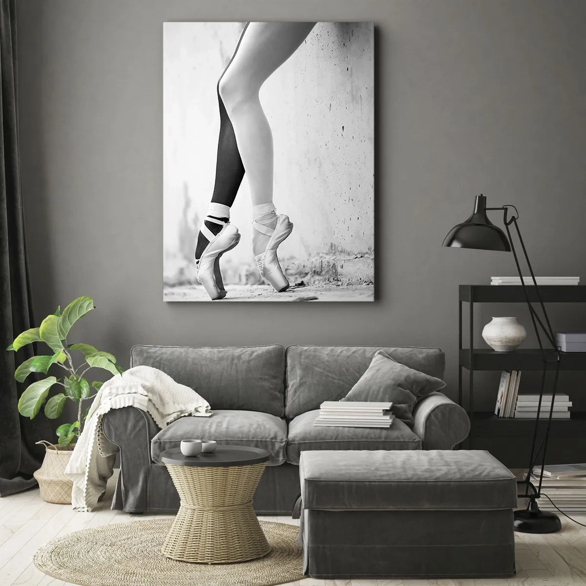 Impression sur toile - Image sur toile - Ballerine, voilà ! - 70x100 cm
