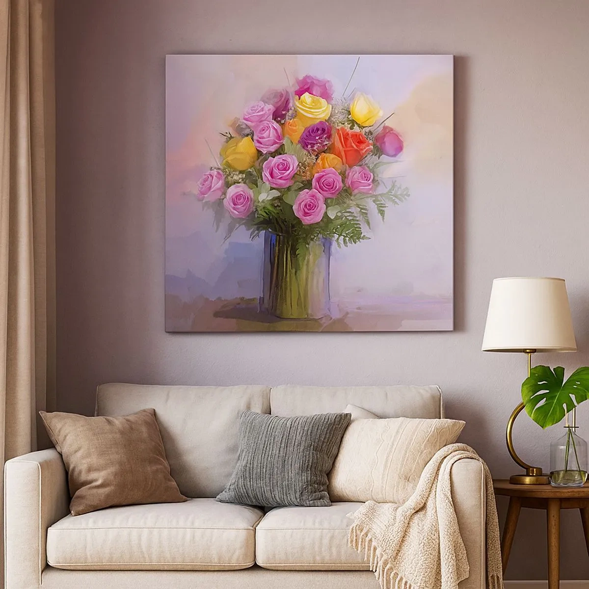 Impression sur toile - Image sur toile - Beauté conservée - 30x30 cm